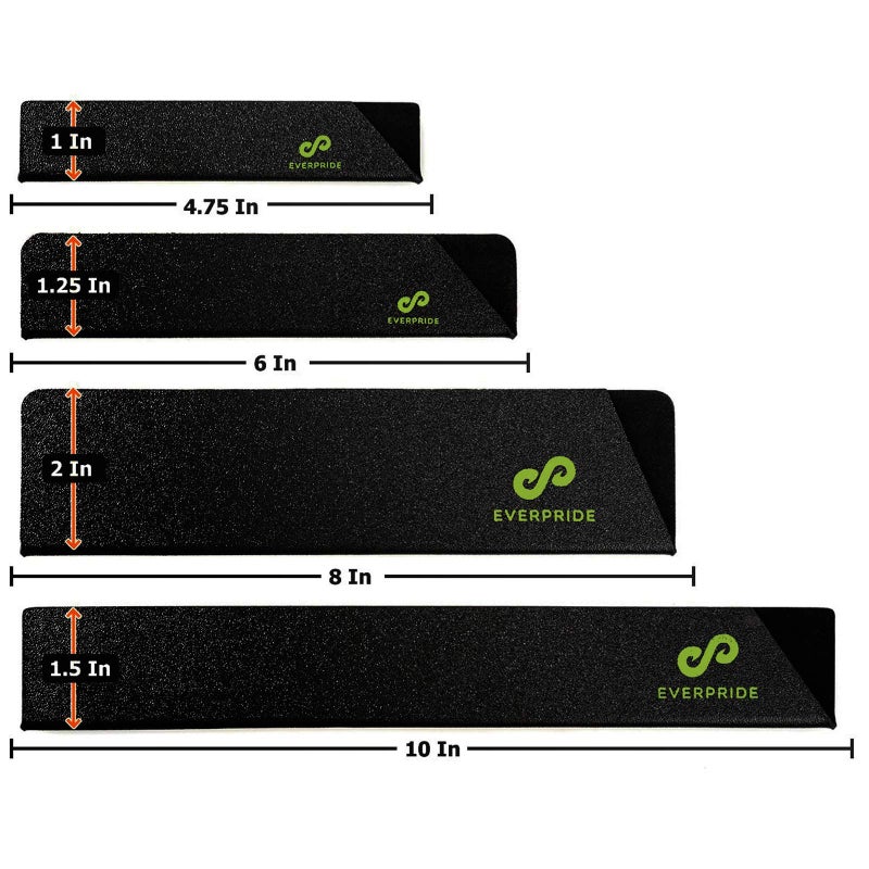 EVERPRIDE Chef Knife Sheath Set (4-Piece Set) Universal Blade Edge Cover Guards for Chefâ€™s and Kitchen Knives â€“ Durable, BPA-Free, Felt Lined, Sturdy ABS Plastic â€“ Knives Not Included - Image 4